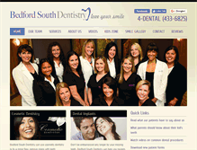 Tablet Screenshot of bedfordsouthdentistry.com